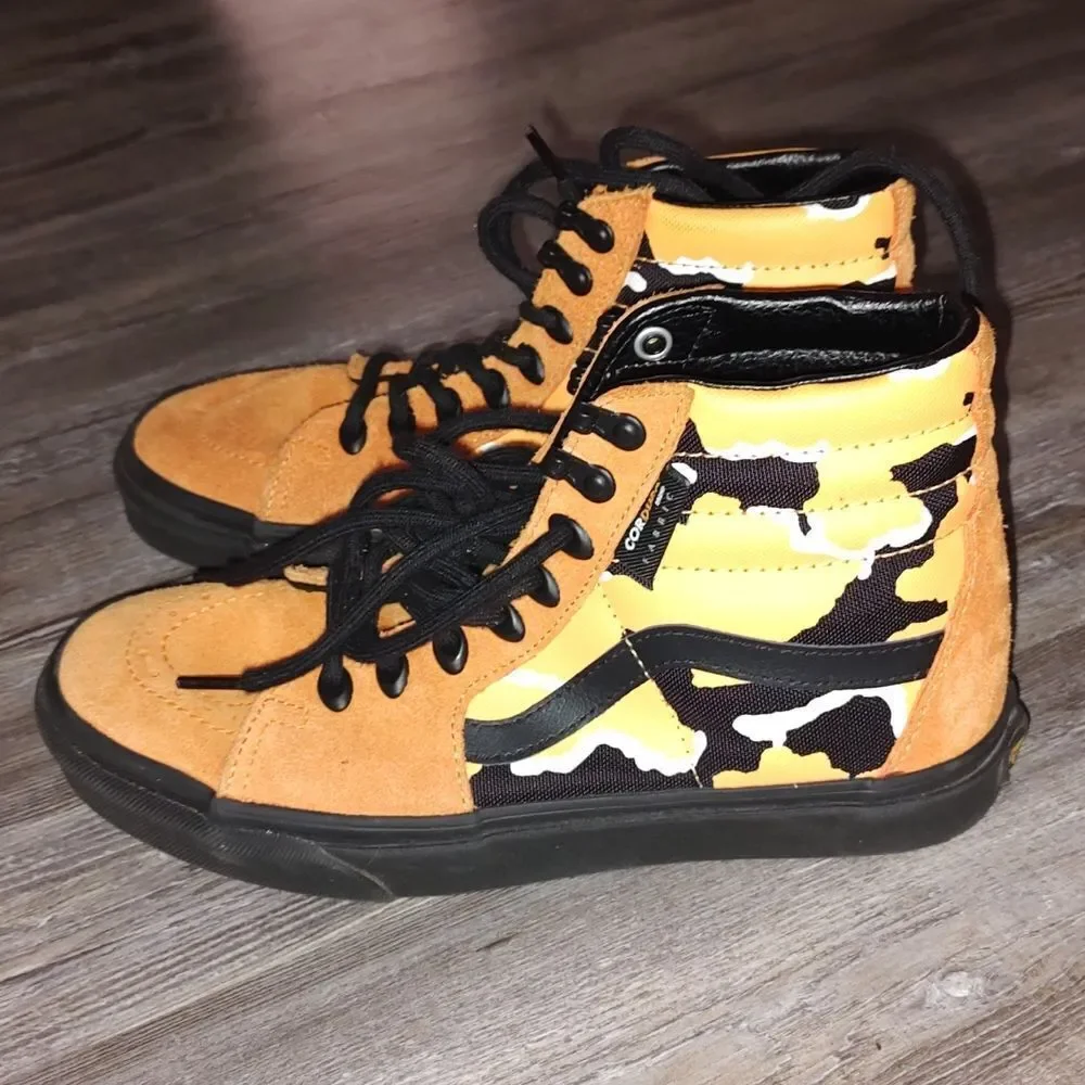 NEW VANS SK8 HI CORDURA AMBERGLOW  Men 7.5   Women  9.0